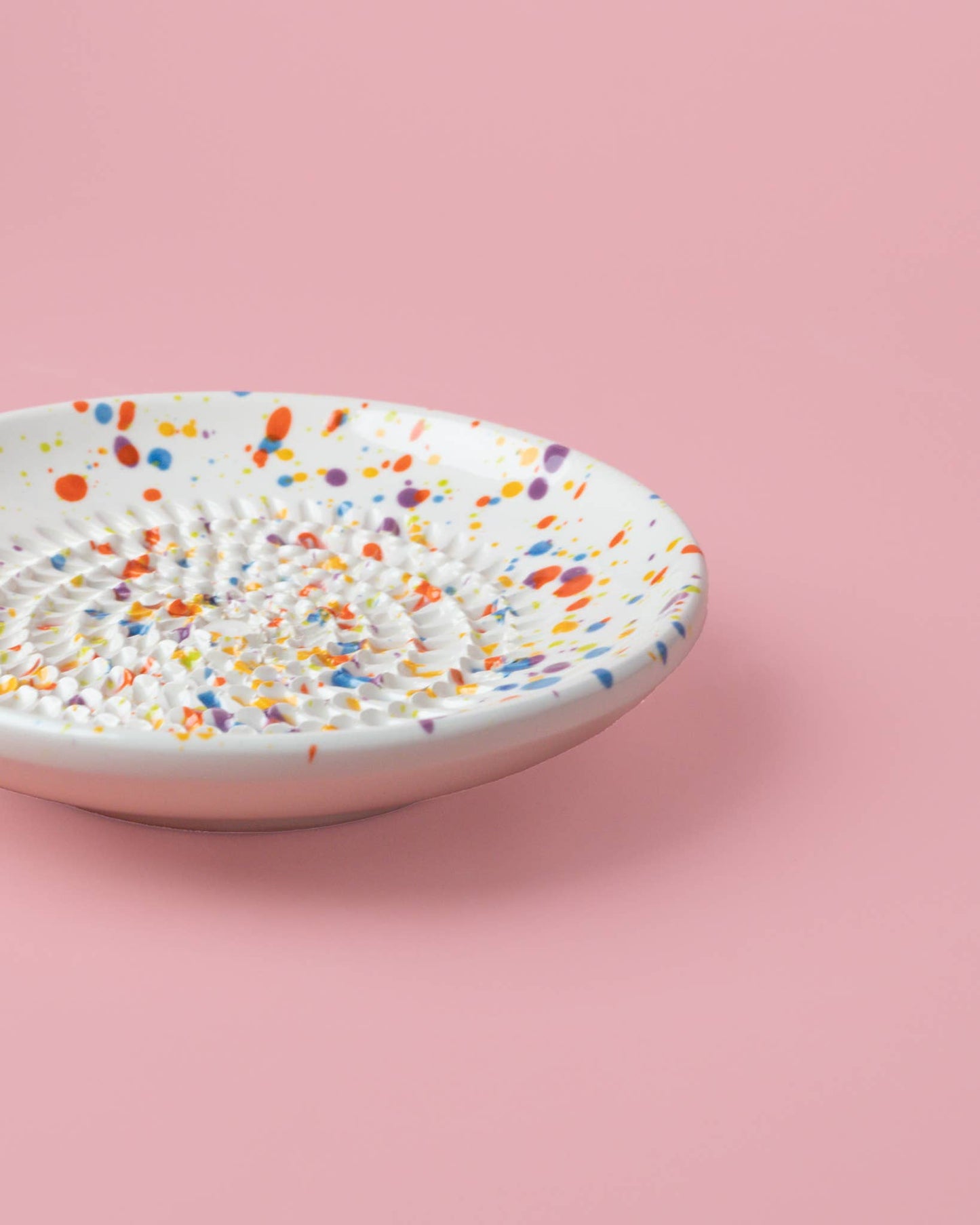 Small Ceramic Garlic Grater Plate — Carnaval