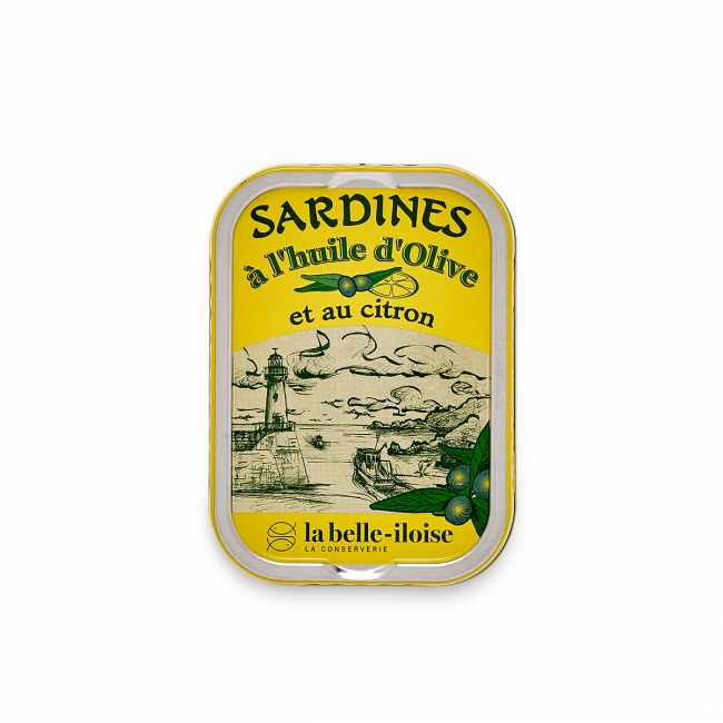 La Belle-Iloise – Sardines in Olive Oil with Lemon (4 × 115g)