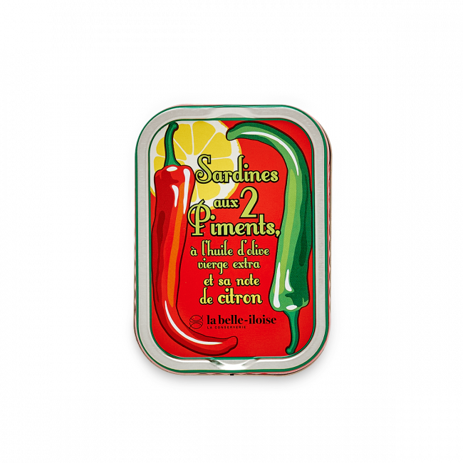 La Belle-Iloise – Sardines with Two Peppers & a Hint of Lemon (4 × 115g)