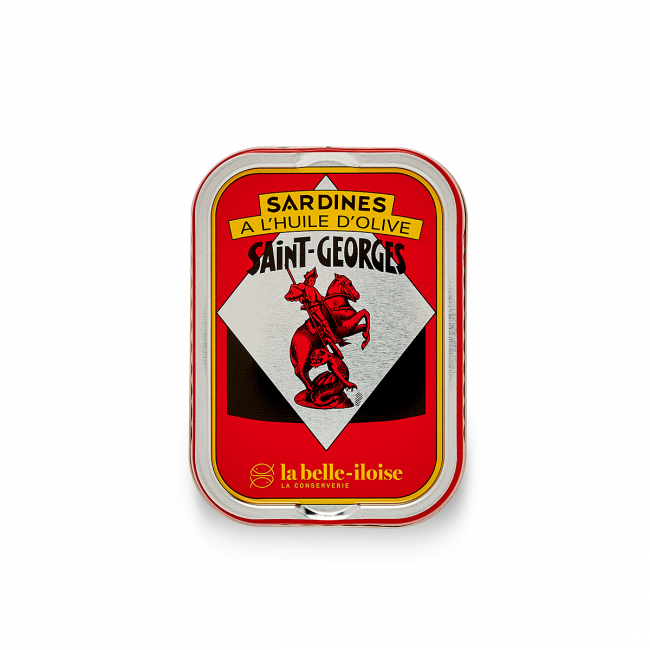 La Belle-Iloise – St-Georges Sardines in Extra Virgin Olive Oil (4 × 115g)